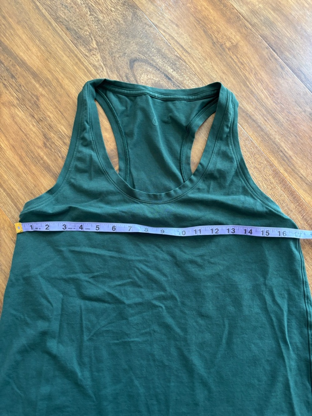 lululemon athletica Hunter Green Racerback Tank Top